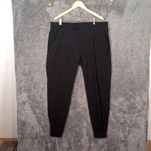 Greyson Rumson Jogger Office Business Casual Shepherd Black Size 38 Stretchy